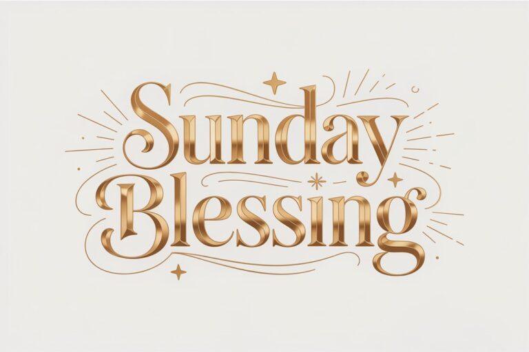 Sunday Blessings