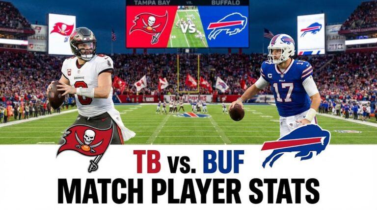 Tampa Bay Buccaneers vs Buffalo Bills Match Player Stats