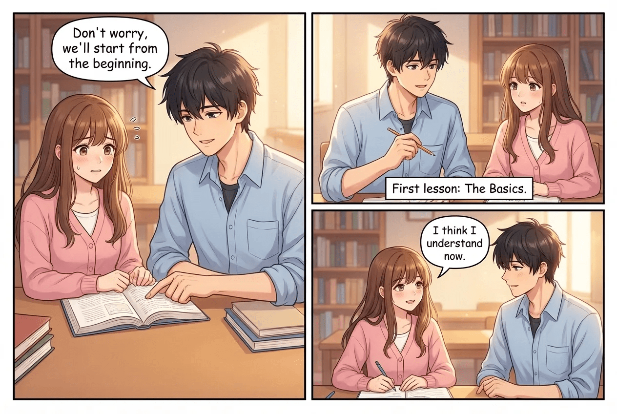 Teach Me First Comic