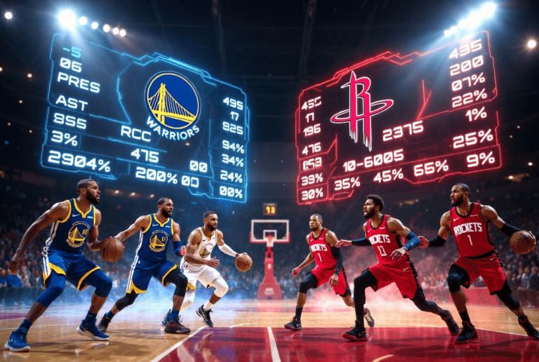 Golden State Warriors vs Houston Rockets Match Player Stats