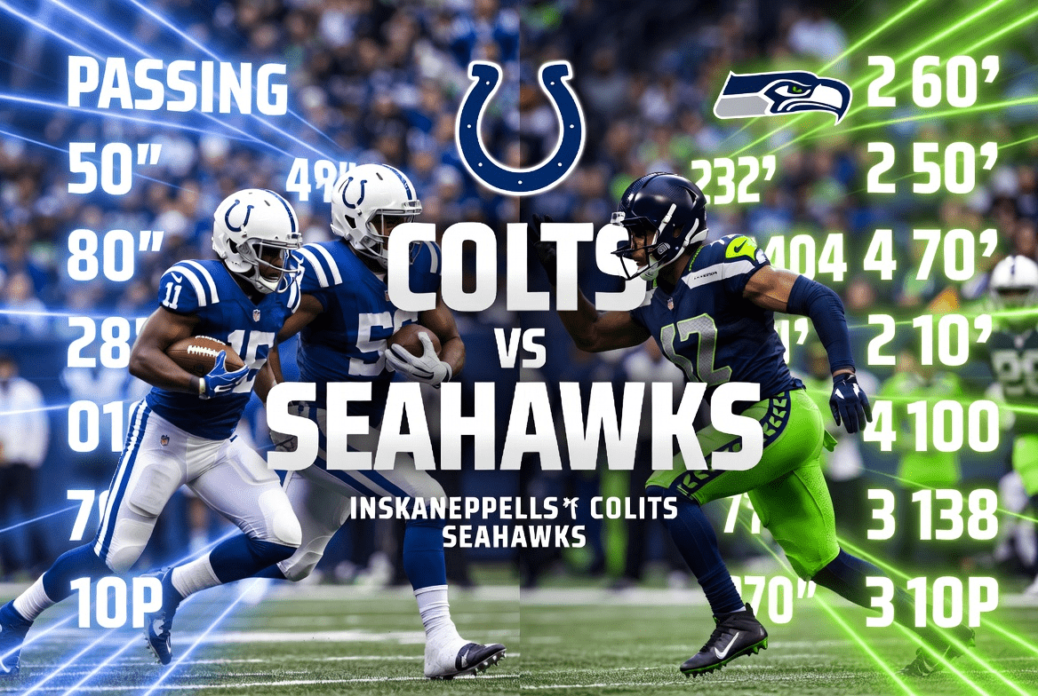 Colts vs Seahawks Match Player Stats