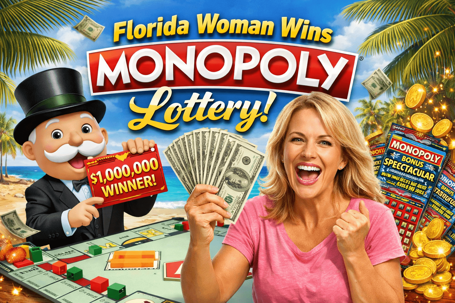 Florida Woman Wins Monopoly Lottery