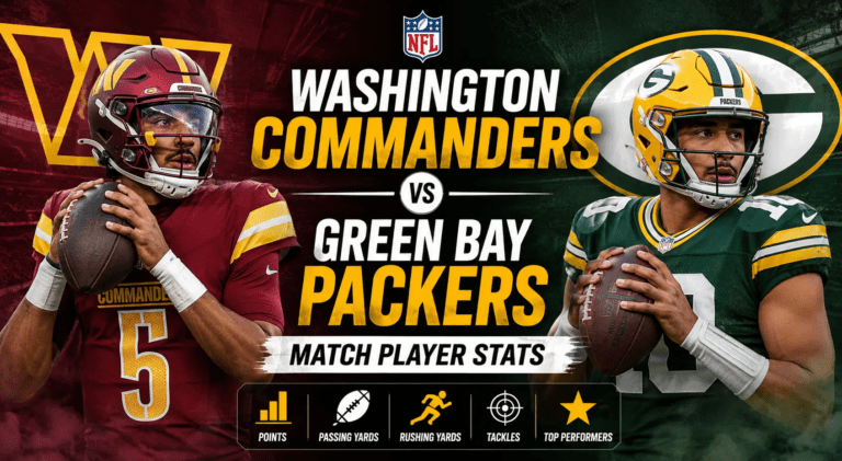 Commanders vs Packers Player Stats