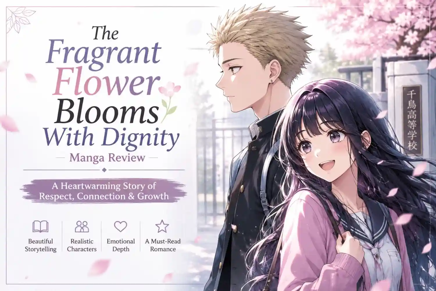 The Fragrant Flower Blooms With Dignity Manga