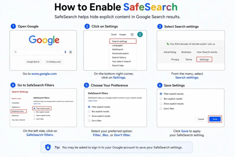 How to Enable SafeSearch