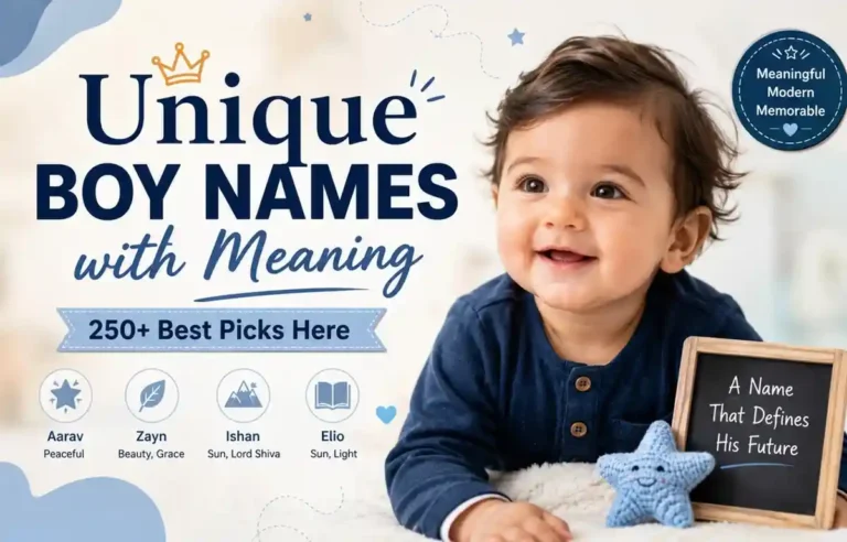 unique boy names with meaning