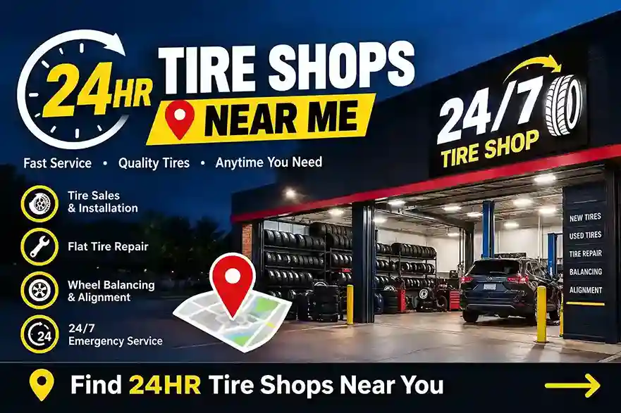 24hr Tire Shops Near Me