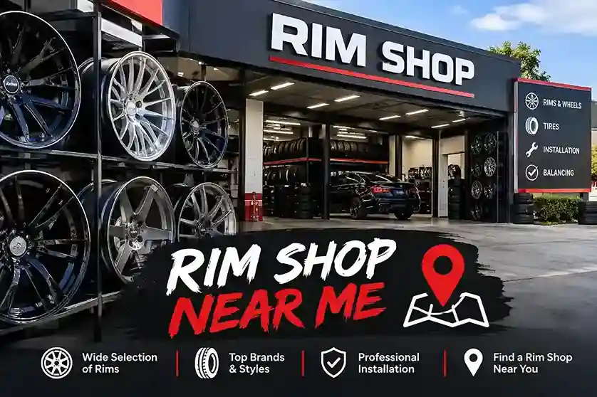 Rim shop near me with alloy wheels and professional installation services